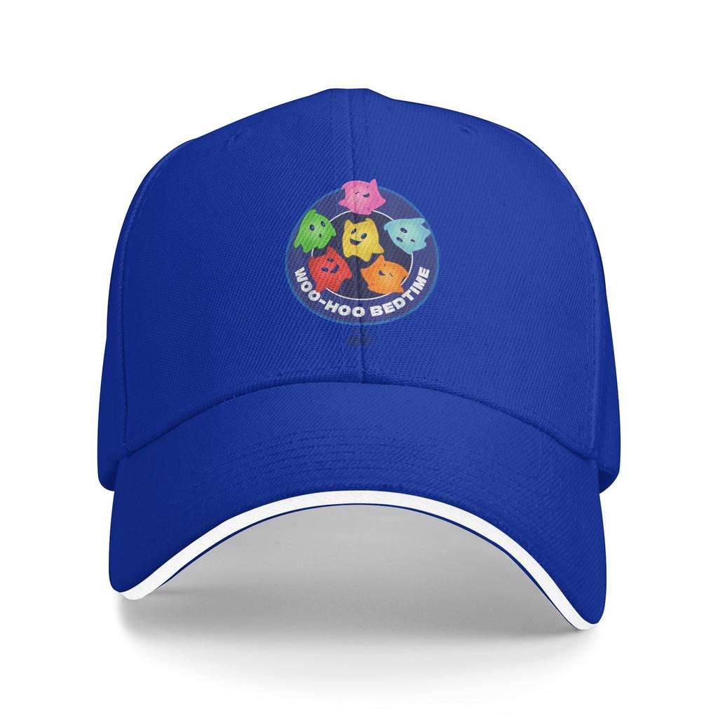 Marios Lumas Woo-Hoo Bedtime Galaxy Movie Baseball Caps Hip Hop Sandwich Cap Unisex Adjustable Sun Cap Running Golf