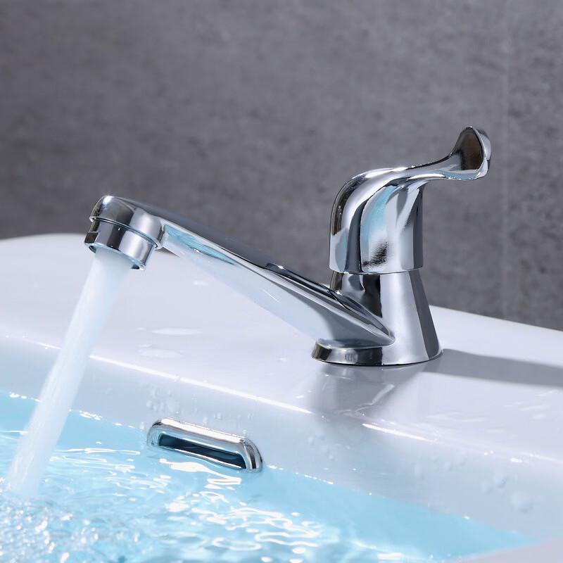 TLXT Single Cold Quick-Open Wash Basin Faucet