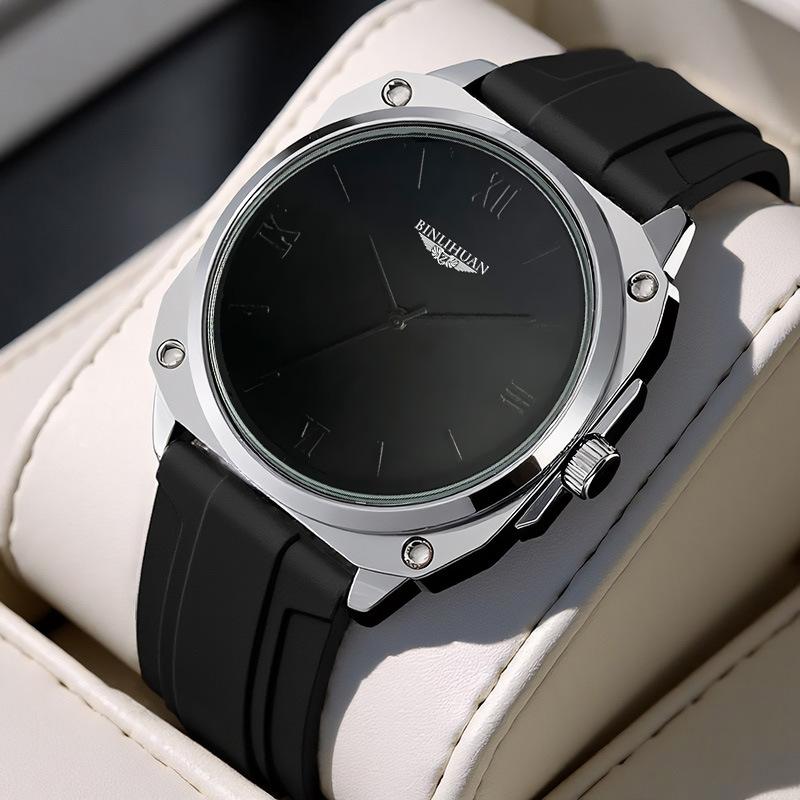 JYL Men's Watch Classic Minimalist Waterproof Leather Band