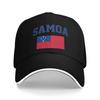 Summer Samoa Flag Baseball Cap  Outdoor Sports Y2k Funny Design Sun Trucker Hat Women Men Dropshipping Snapback Cap