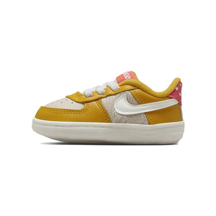 Nike Force 1 CB Mushroom Baby Sneakers Yellow Yellow-Ochre Pearl-White DQ0373-700