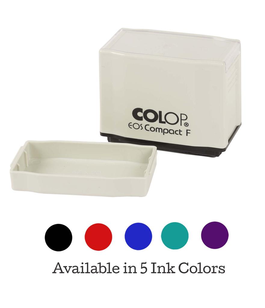 Printtoo Simple Self Inking Rubber Stamp Pre-Inked Office Stamp- Home Office Business Stationery, 47 x 20 mm