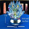 Home Decor Items Positive Energy Fengshui Crystal Lotus Flower