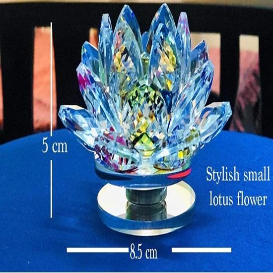 Home Decor Items Positive Energy Fengshui Crystal Lotus Flower