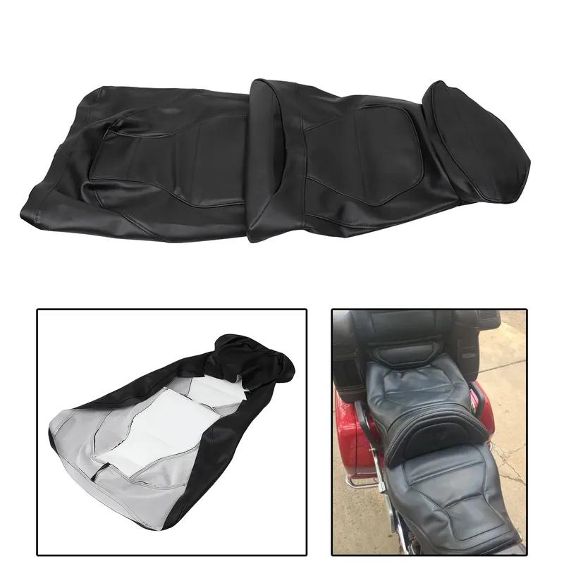 For Honda Goldwing 1500 GL1500 GL1500A GL1500I GL1500SE 1988-1997 Black PU Leather Motorcycle Seat Cover