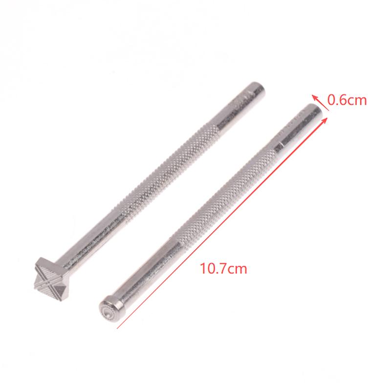 1/2Pcs Leather Stamping Metal Punch Diy Leather Carving Tools Stamp Wax Leather Craft Punch Stamps