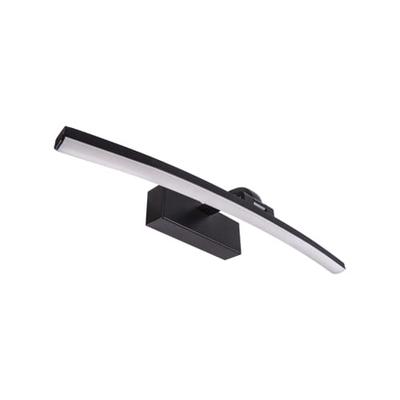 Bathroom Wall Lamp Above Mirror Black 40Cm 8W Led 4000K 780Lm Ip44 Mamba Ideus 03883