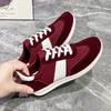 Large Size Women's Sport Running Flat Bottom Shoes White Sneakers Spring Autumn Versatile Rubber Mesh Shoes