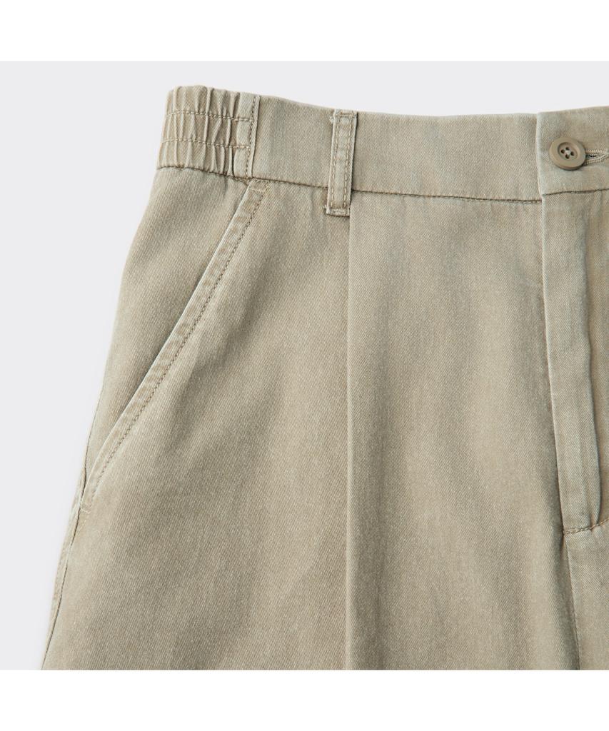 Keoseuuteommellou [Vincent] Beige Cotton Dyed Shorts Cwpam26491Bex