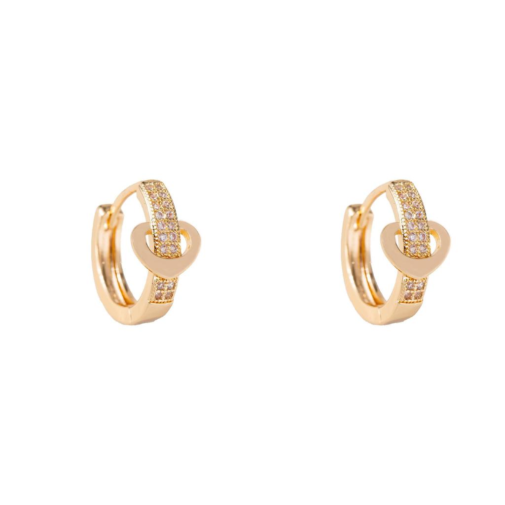 Luxury Zirconia Rhinestone Buckle Earrings - Versatile, Elegant & Personalized Ear Jewelry.