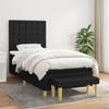 VidaXL Divan Bed and Mattress Black 80x200 Cm Fabric - Model 3137431