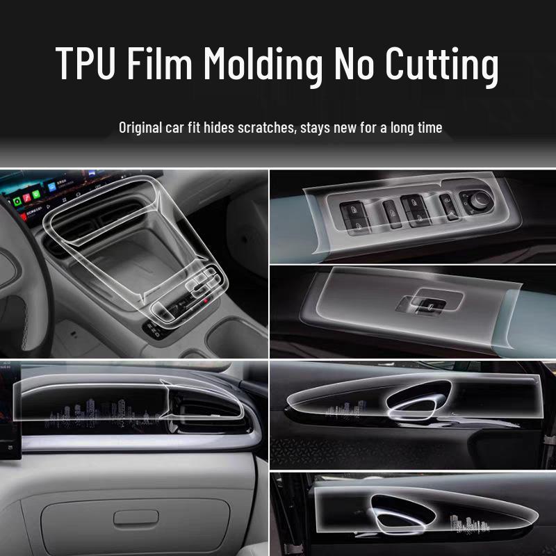 TPU Center Console Protective Film for Geely Xingyuan Dashboard & Navigation Screens (25 Models)