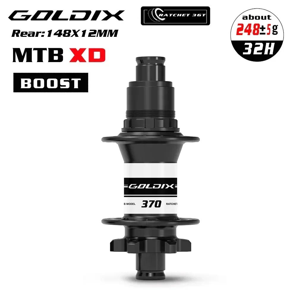 Goldix M370 Boost Cube 32 Holes K7 32-Hole Mtb Thunder Masses Ratchet 36T Cube Pro 7 Noisy Bicycle Mountain Bike Micro Spline