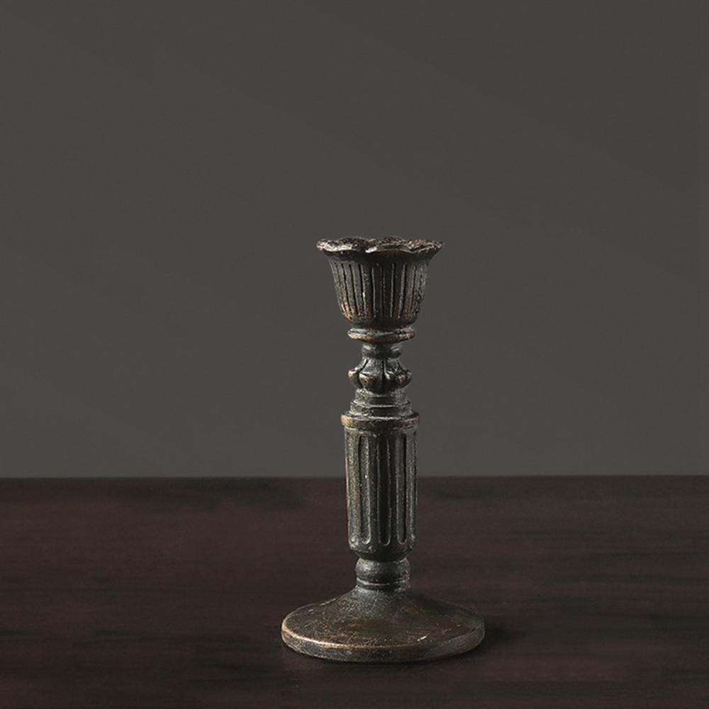 Französischer Stil Harz Heimdeko Retro Wandleuchten Ornamente Kerzenständer Kerzenhalter