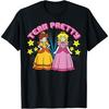 Super Mario Peach I Daisy Drużyna Ładna Koszulka