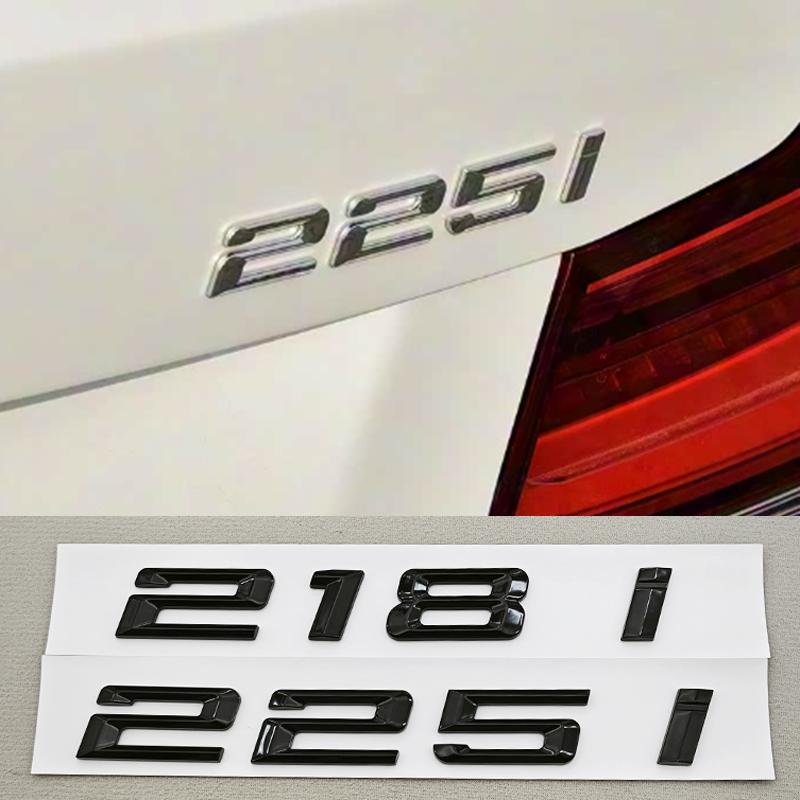 3D ABS Car Letters Rear Trunk Badge Logo 218i 220i 230i Sticker Emblem Decals For BMW F22 F23 218i 220i 225i 230i Tail Marking