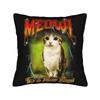 Funny Meowl I Can't Take it Anymore Cat Owl Pillowcase Double-sided Printing Cushion Cover Gift  Throw Pillow Case Cover