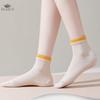 Women's Mid-tube Cotton Socks Pilates Fitness Dance Non-slip Socks Spring and Summer Adult Floor Socks