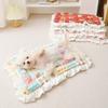 1PC Double sided Pet Sleeping Mat Dog Bed Cat Bed Soft Hair Thickened Blanket Pad Fleece Home Washable Warm Blanket Pet Supplies
