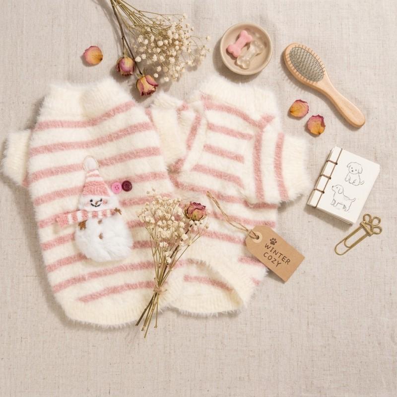 Warm Pet Sweater Small Dogs Winter Christmas Costume Cozy Fleece Pullover Bichon Frise Poodle XS To XL