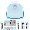 Stylish Plastic Super Suction Cup Razor Organizer With Space Saving Design For Bathroom