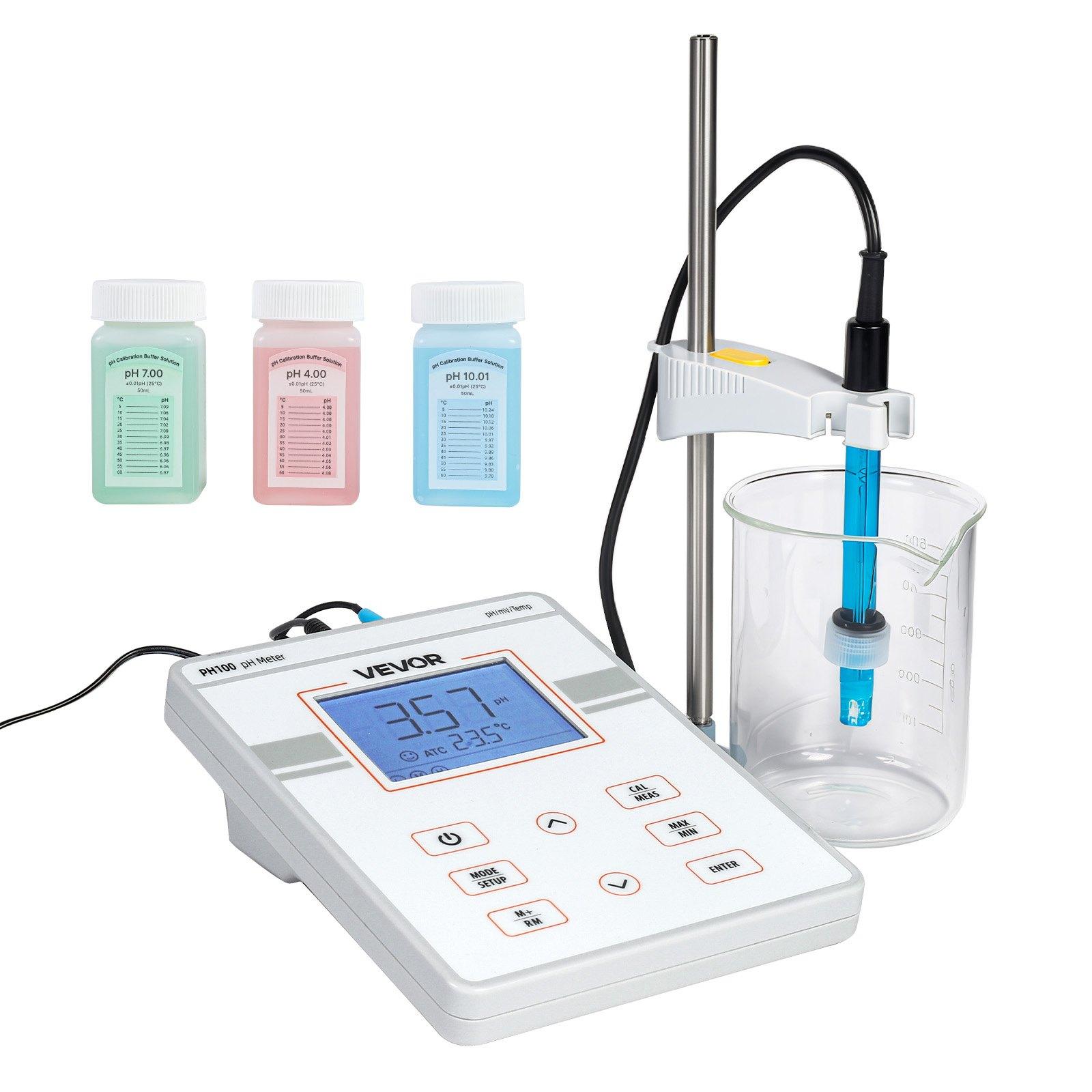VEVOR Benchtop pH Meter, 0-14 pH