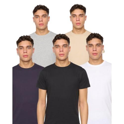Duck and Cover Mens Frankinz T-Shirt (Pack of 5)