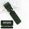 Double-sided Leather Luggage Tag with Cardstock Strap