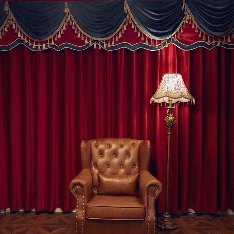 5M Wedding Party Background Drapes Valance Panel Hotel Backdrop Curtain Swag Stage Decor Curtain Head Drapery Ice Silk Swag