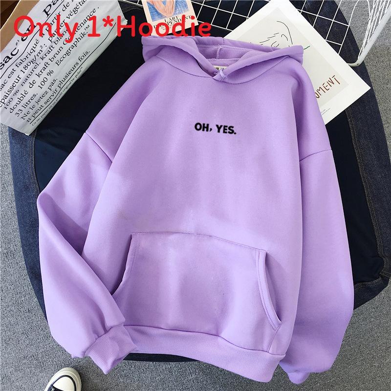 Womens Autumn Winter Hoodie With Print Pattern And Fleece Lining For Casual Wear