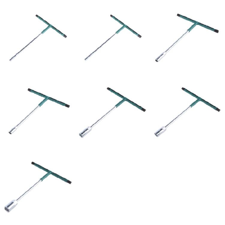 6/8/10/12/14/16/18mm T Handle Socket Wrench Hex Socket T Handle Wrench Spanner Repair Tool For Home Car Hand Tool