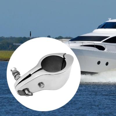 Stainless Steel 316 Boat Top Hinged Jaw Slide Clamp Yacht Awning Accessories  Boat Application