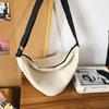 Premium Design Messenger Bag Nylon Cloth Anti-Splashing Large Capacity Dumpling Bag Casual Trendy Cool Shoulder Bag Women