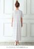 Maternity Nursing Open Floral Short Maternity Gray [ANGELIEBE] Pajamas, Clothes, Front, Jersey, Pattern, Sleeves, Nightgown, Prenatal, Postnatal,