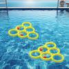 Pool Games Set With 10/12 Balls Pool Floating Throwing Games Floating Ring For Kids Adults Swimming Pool Water Game