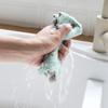 Kitchen Dish Towels Double-sided Printing 27 X 16 Coral Fleece Absorbent 5PCS