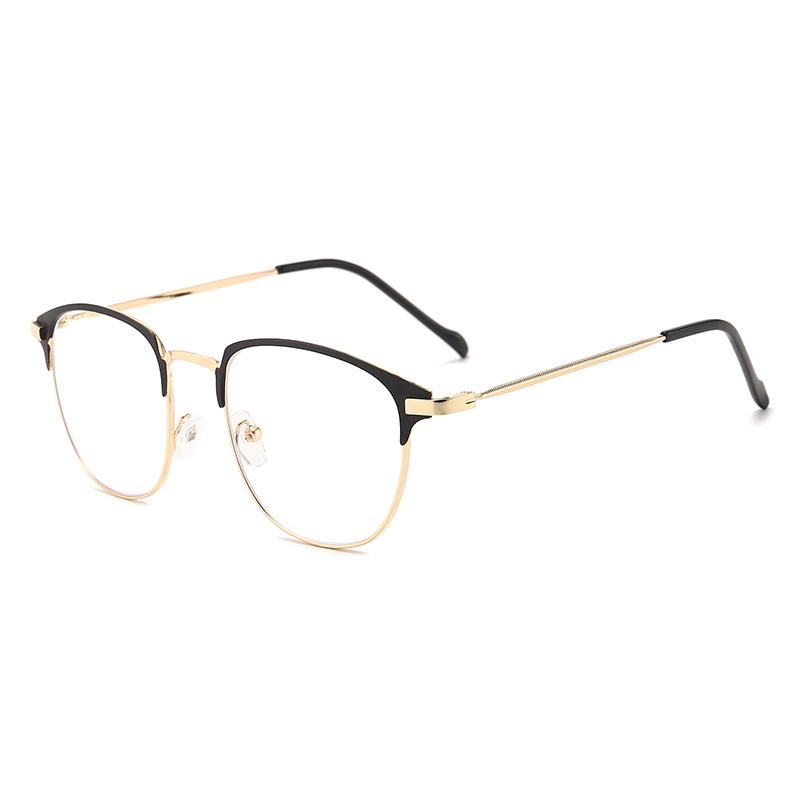Metal Polygon Frame Resin Minus Lens Prescription Glasses With Cylinder Literary Women Men Nearsighted Glasses 0 -0.5 -1.0 To -4