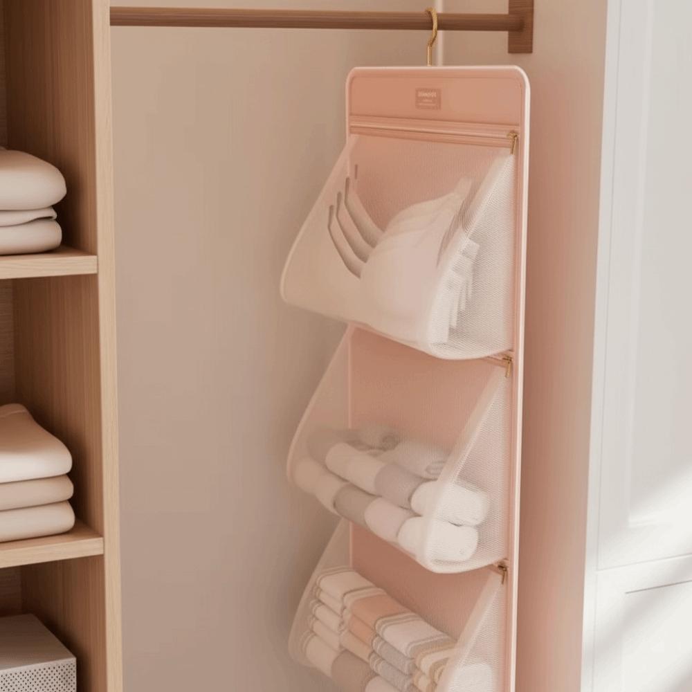 Breathable Underwear Storage Bag Foldable Socks Storage Organizer  Wardrobe Storage
