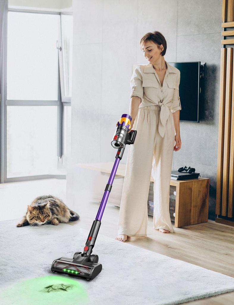 High-Power Brushless Handheld Vacuum Cleaner – 550W Multi-Function with Strong Suction for Home and Pet Hair Removal