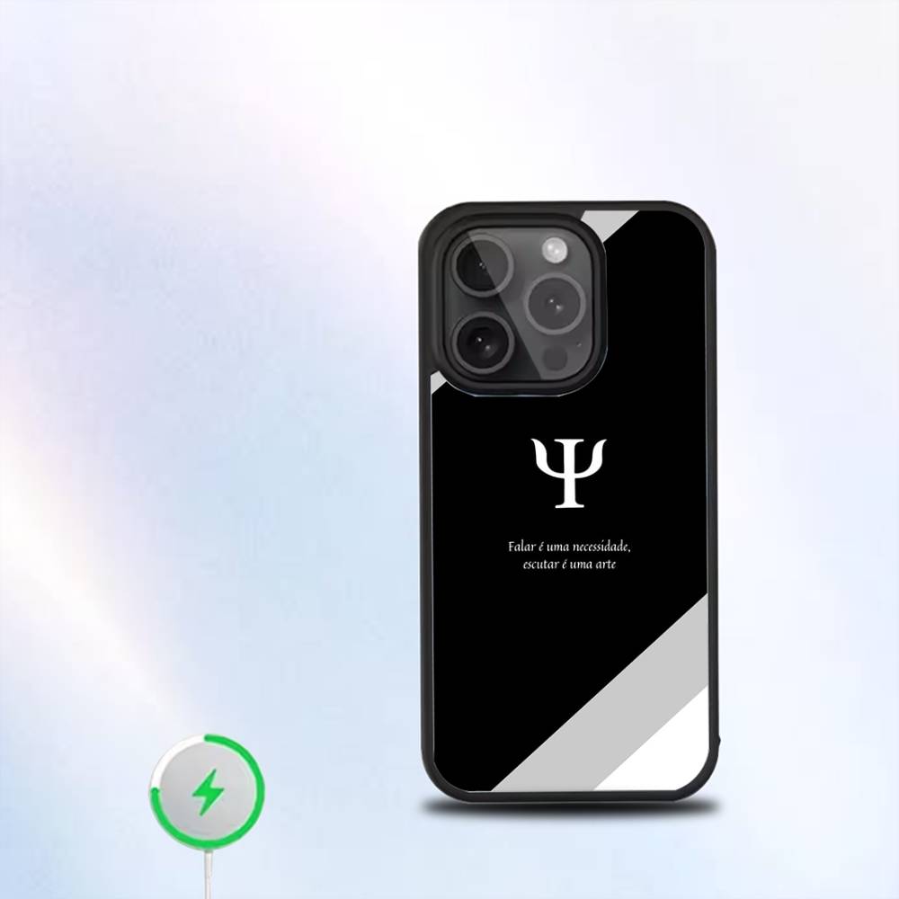 

Psychologist Psychology Logo Phone Case For iPhone 16,15,14,13,12,11,Pro,Max,Plus,Mini,SE New Magsafe Magnetic Wireless Charging iPhone16promax