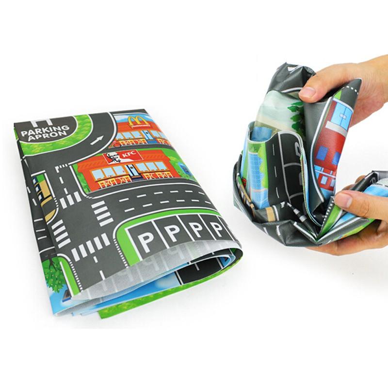 Kids City PARKING LOT Roadmap Map DIY Car Model Toys Baby