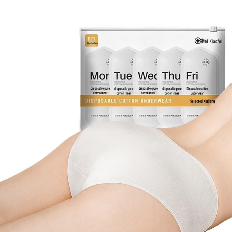 תחתוני חד פעמיים סטריליים לנשים: אידיאלי לנסיעות, הריון, לאחר לידה ווסת - ללא שטיפה ונייד.