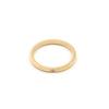 Stylish And Simple 18K Gold Micro-Inlaid Zircon Plain Ring Ring, Ultra-Fine Titanium Steel Single Diamond Ring For Women