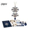 Zodiac Sign Craft Kit 12 Blessing Beaded Ornament DIY Kit, Beginner Friendly Bead Decoration Set for Beginners Beading Set, Hanging Pendant, Handmade