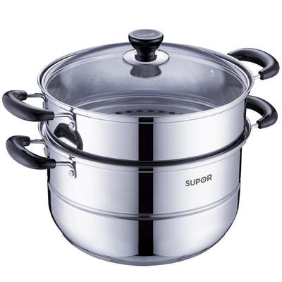 Supor 304 Stainless Steel Double-Layer Steamer