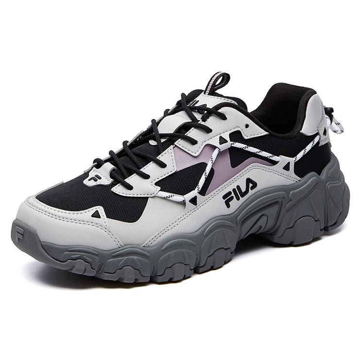 New FILA Fluid Low Tops Sports Shoe Black Gray Women's F12W114111FBA