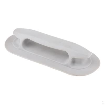 PVC Nylon Strap Armrest Grab Handle for Inflatable Kayak Canoe , White 22.2x9cm
