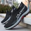 Large Size 4 Fly-woven Men's Shoes Spring Hs Casual Breathable Mesh Sneakers Men's