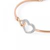 Swarovski 5518869 Hyperbola Heart Infinity Bangle Medium Bracelet