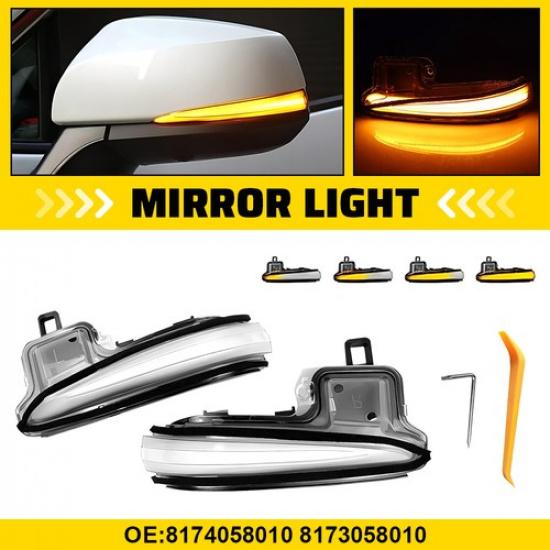 

For Toyota Tacoma MK3 N300 2016- LED Clear Mirror Side Turn Signal Light EXV
